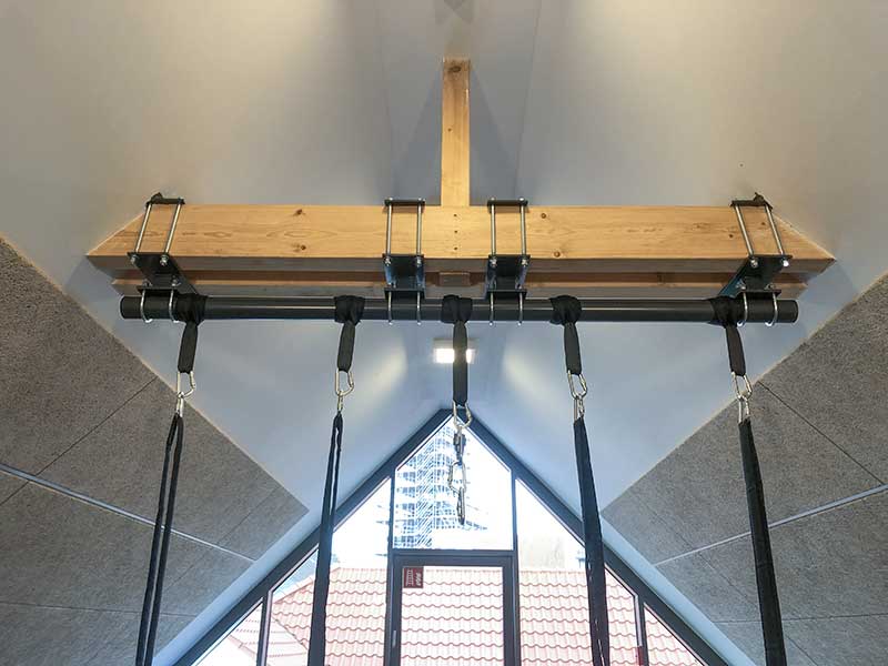 Gifhorn | Schutzhaus Gifhorn | 2025 — Praxiserprobtes Nutzungskonzept f&uuml;r kurze Balken in einer der Sporthallennorm entsprechenden Verarbeitungs- und Ausf&uuml;hrungsqualit&auml;t f&uuml;r Trapez-, Einpunkt- und Parallelschaukeln