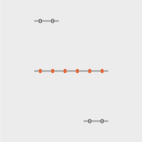 Loquito-Rohrsystem-Variante getrennte Reihe