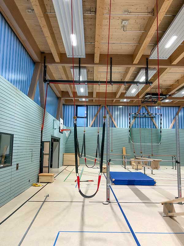 LOQUITO-Multianlagen unterhalb von Deckenbindern